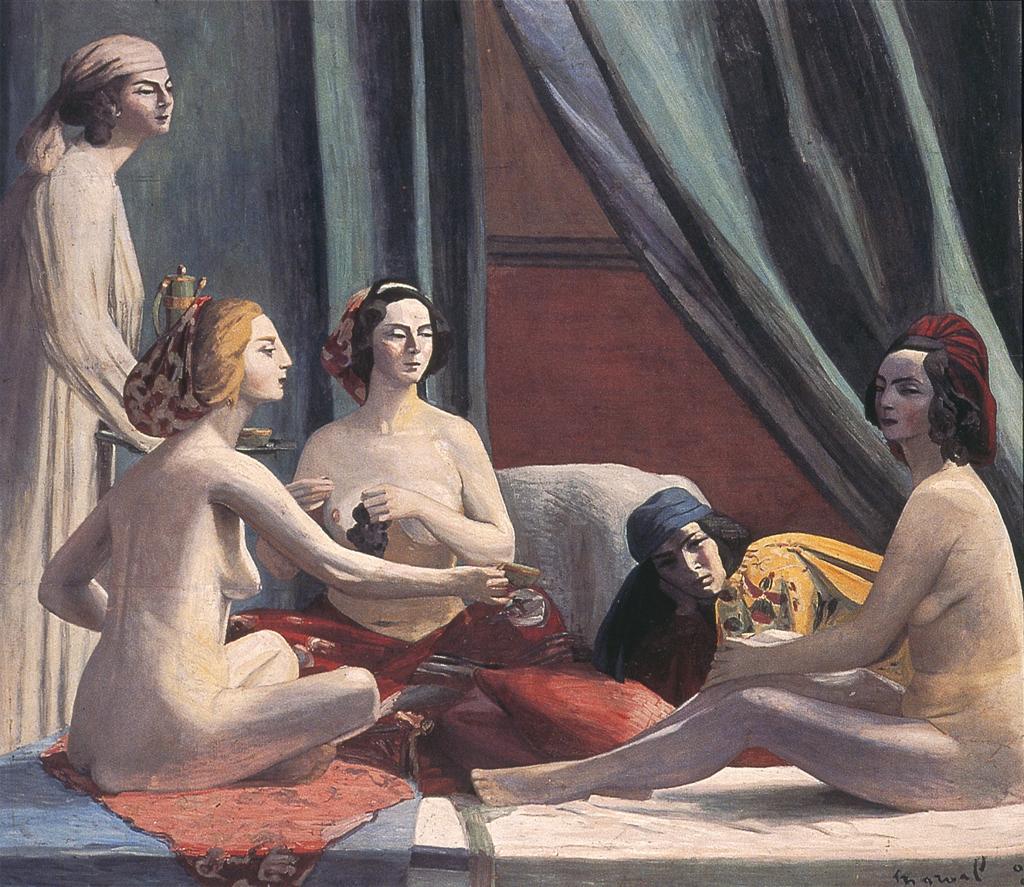 Jacqueline Marval, <em>Les Odalisques</em> (1903), olio su tela, 195 × 225 cm, musée de Grenoble.